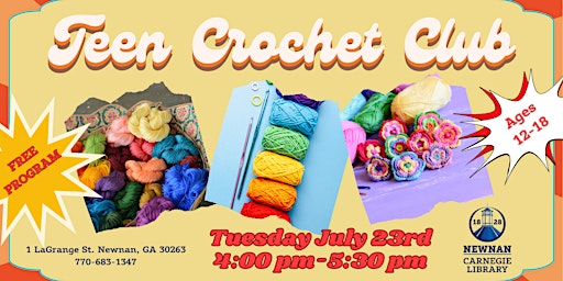 Imagem principal do evento Teen Crochet Club