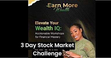 3 Day Stock Market Challenge! primary image