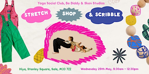 Imagem principal do evento Stretch, Shop & Scribble