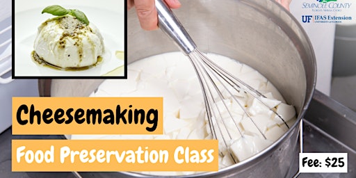 Cheesemaking Food Preservation Class primary image