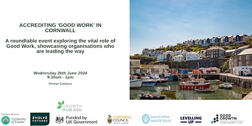 Hauptbild für Accrediting 'Good Work' in Cornwall