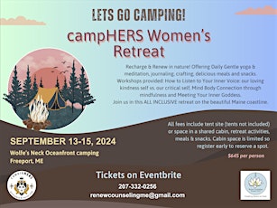 Let's Go Camping! campHERS Women's Retreat