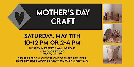 Image principale de Mother's Day Craft Workshop