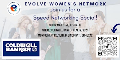 Hauptbild für Evolve Women's Network Speed Networking Social! (Montgomery, OH)