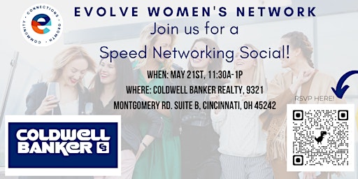 Imagem principal de Evolve Women's Network Speed Networking Social! (Montgomery, OH)