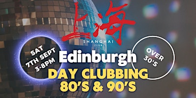 80s & 90s Daytime Disco Edinburgh 070924 primary image