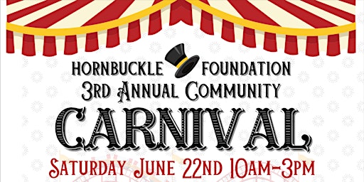 Imagem principal do evento Hornbuckle Foundation Community Carnival