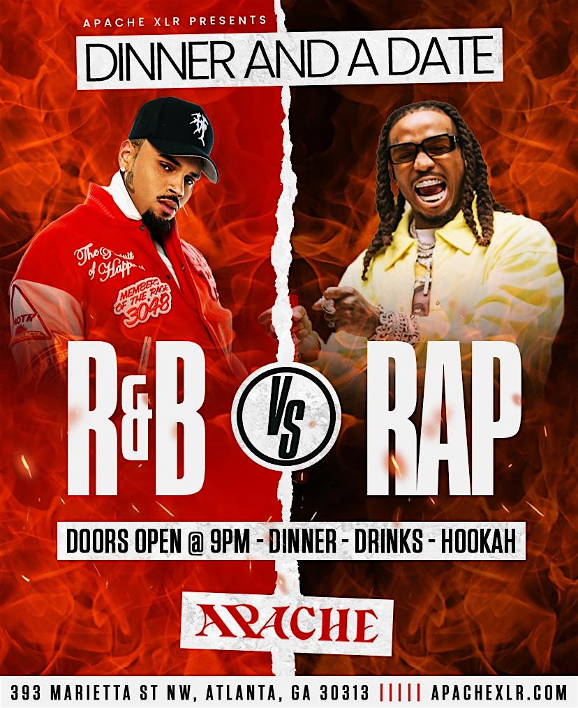 R&B vs Rap: Dinner & Date Experience