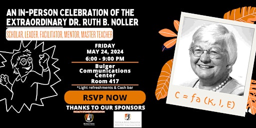 Immagine principale di An In-Person Celebration of the Extraordinary Dr. Ruth B. Noller 