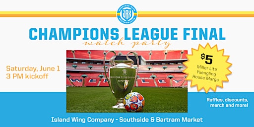Image principale de Watch Party - Champions League Final with Sporting JAX