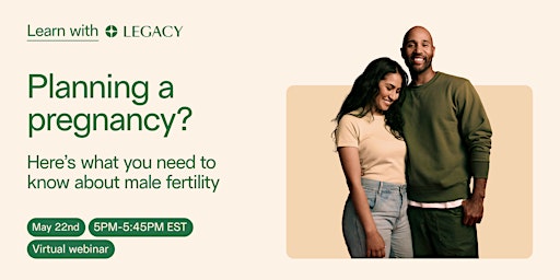 Imagem principal do evento Planning for pregnancy: What you need to know about male fertility