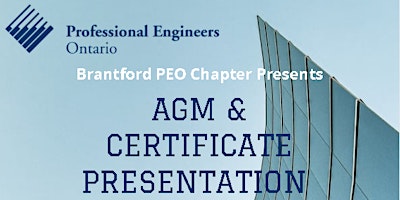 PEO Brantford Chapter - 2024 AGM and certificate Presentation primary image