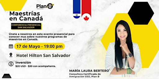Hauptbild für Maestrías en Canadá -  El Salvador