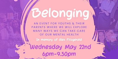 Immagine principale di Belonging - Mental Health Event 