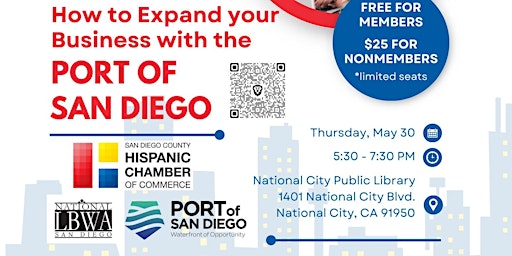 Primaire afbeelding van How to Expand your Business with the PORT OF SAN DIEGO
