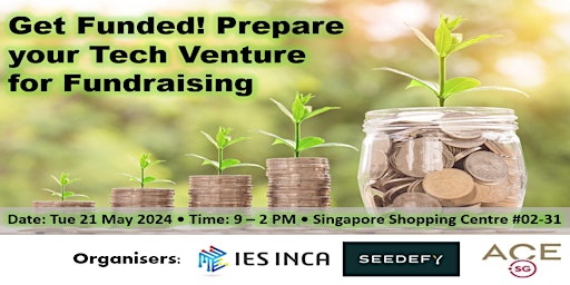 Imagem principal do evento Get Funded! Prepare your Tech Venture for Fundraising