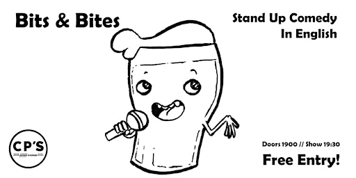Imagem principal do evento Bits & Bites #67- English  Stand Up Comedy  - GRAND SEASON FINALE!!