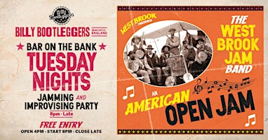Primaire afbeelding van AN AMERICAN OPEN JAM - EVERY TUESDAY AT BILLY'S