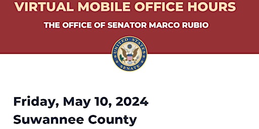 Hauptbild für Suwannee County- Virtual Mobile Office Hours