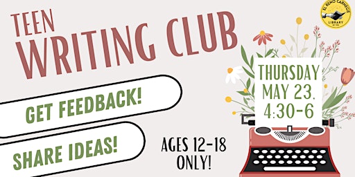 Teen Writing Club primary image