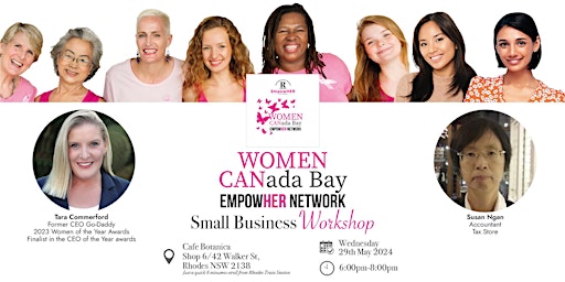 Imagem principal do evento Women CANada Bay  Small Business Network