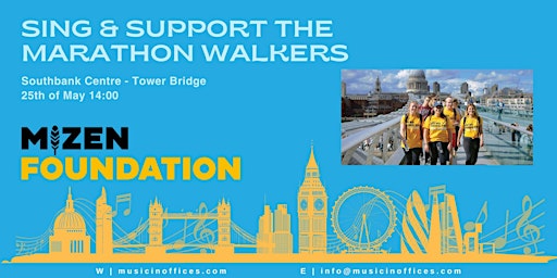 Imagen principal de Sing & Support the Marathon Walkers
