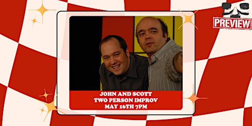 Imagem principal do evento *UCBNY Preview* John and Scott: Two Person Improv