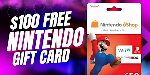 $%The SCARIEST ^%Free Nintendo Eshop Gift Card Codes 2024 = Free NintenQe@ primary image