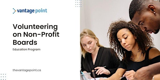 WORKSHOP: Volunteering on Non-Profit Boards: Why and How to Join a Board primary image