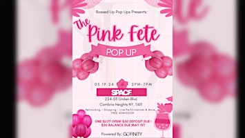 Imagem principal do evento Pink Fete Pop Up Shop