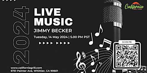 Imagem principal do evento Live Music Featuring "Jimmy Becker"