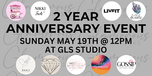 Primaire afbeelding van Glamorous Looks Studio 2 Year Anniversary Event