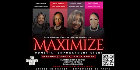 Maximize Women's Empowerment Event
