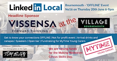 Imagem principal do evento LinkedInLocal Bournemouth. Let's get offline and meet our connections.
