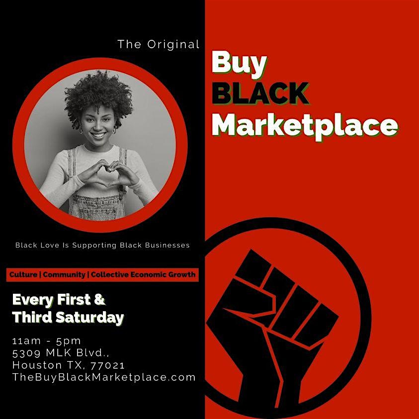 THE BUY BLACK MARKETPLACE   JUNE 1 ,2024 -  11 AM- 5 pm