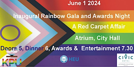 Rainbow Gala and Awards night  - A Red Carpet affair