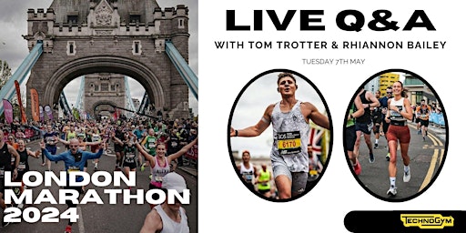 Imagem principal do evento Our Journey to The London Marathon with Tom Trotter & Rhiannon Bailey