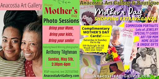 Imagem principal do evento Popup Photo Session for Mother's Day | Bring Mom, Make Memories!
