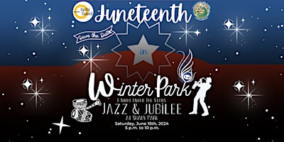 Imagen principal de Juneteenth in Winter Park: Jazz & Jubilee A Night Under the Stars