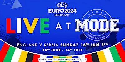 Imagem principal do evento EURO 2024: ENGLAND VS SERBIA