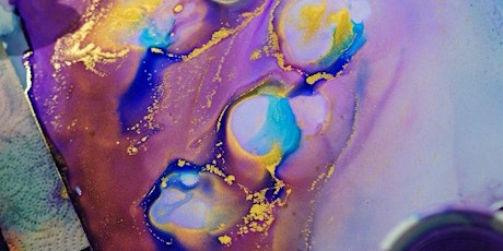 Alcohol Ink Classy Gallery Masterclass in TRIBECA