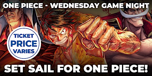 Imagem principal do evento One Piece Card Game - Wednesday Game Night