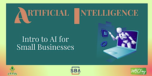 Primaire afbeelding van Intro to ARTIFICIAL INTELLIGENCE for Small Businesses