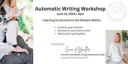 Automatic Writing Workshop - Connect to Your Intuition primary image