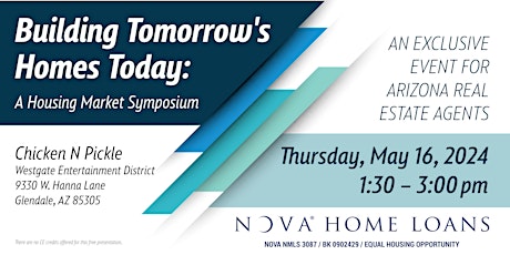Building Tomorrow's Homes Today: A Housing Market Symposium