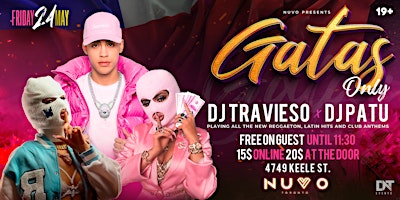 Primaire afbeelding van Gatas Only Friday May 24th Inside Nuvo