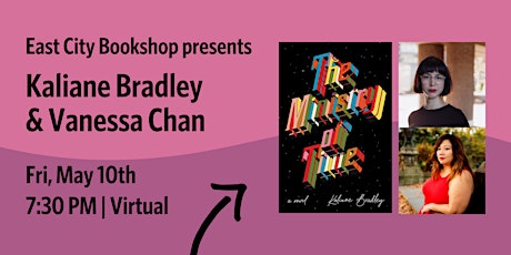 Virtual Event: Kaliane Bradley, The Ministry of Time, with Vanessa Chan
