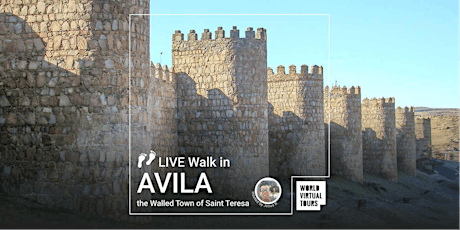 Live Walk in Avila - the Walled Town of Saint Teresa