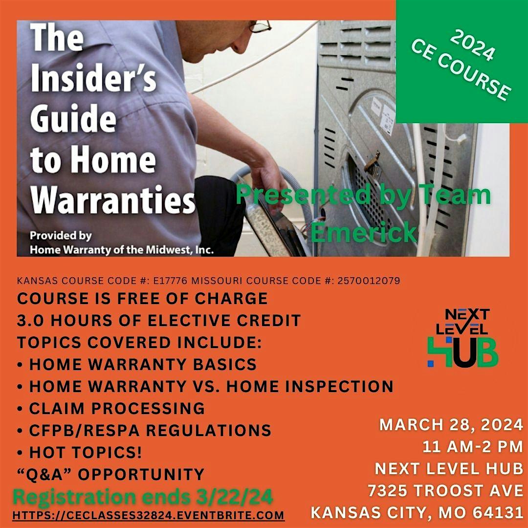 Real Estate Continuing Education Class for Dual Missouri\/Kansas Credit-Home Inspections
