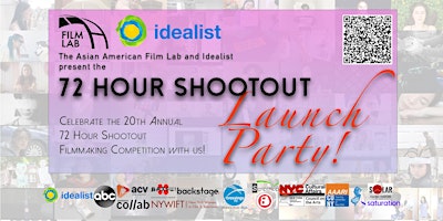 Primaire afbeelding van 72 Hour Shootout Filmmaking Competition Launch Party